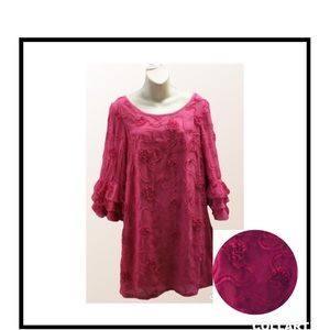 R&K Originals Pink Shift Dress	
Fully Lined